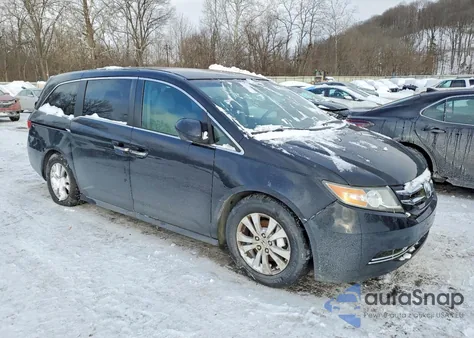 2014 Honda Odyssey Ex from USA, damaged, VIN 5FNRL5H4XEB040694